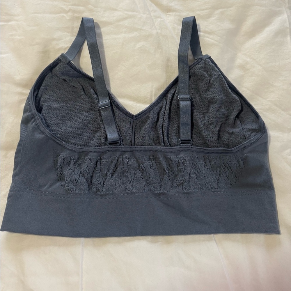 MINDD Charcoal Lace Bralette Size 4 NWOT - Picture 2 of 3